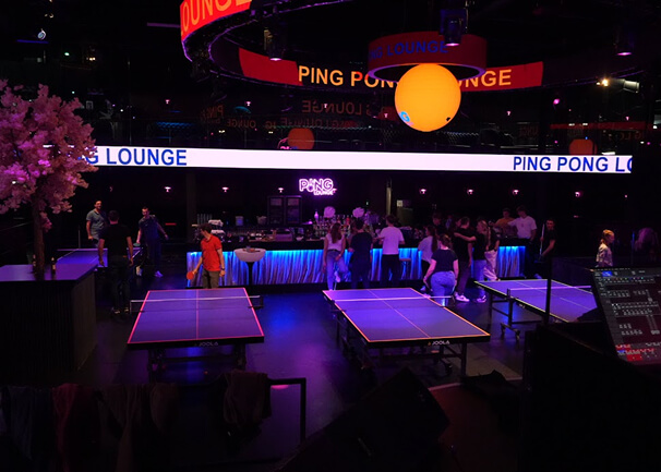 Ping Pong im Club Vegas in Luzern Teamevents